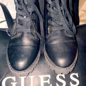 G by Guess Black Boots (GGCASSIDEE) 5.5